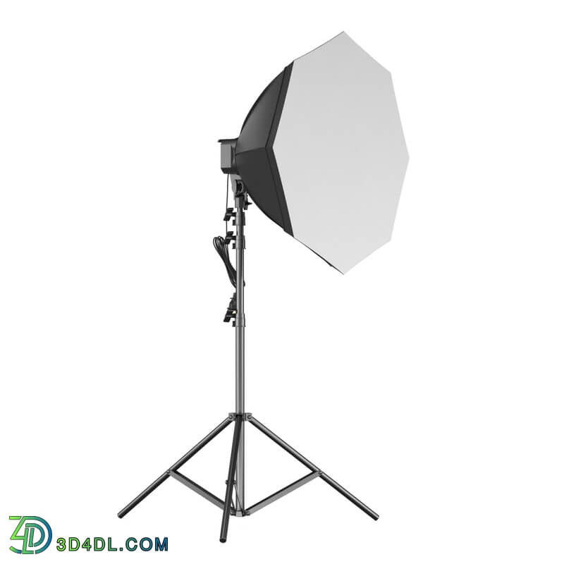 CgTrader Stage Studio Lighting Softbox Octa